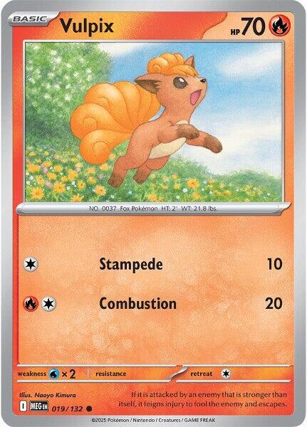 Vulpix 019/132 from ME01: Mega Evolution