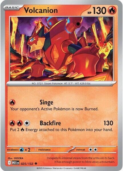 Volcanion 025/132 from ME01: Mega Evolution