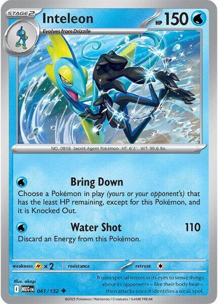 Inteleon 041/132 from ME01: Mega Evolution