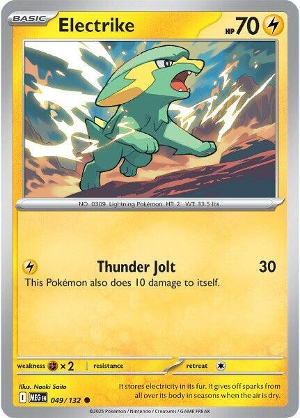 Electrike 049/132 from ME01: Mega Evolution