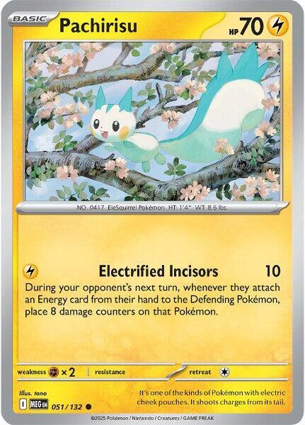 Pachirisu 051/132 from ME01: Mega Evolution