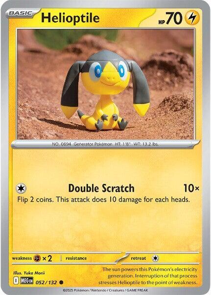 Helioptile 052/132 from ME01: Mega Evolution