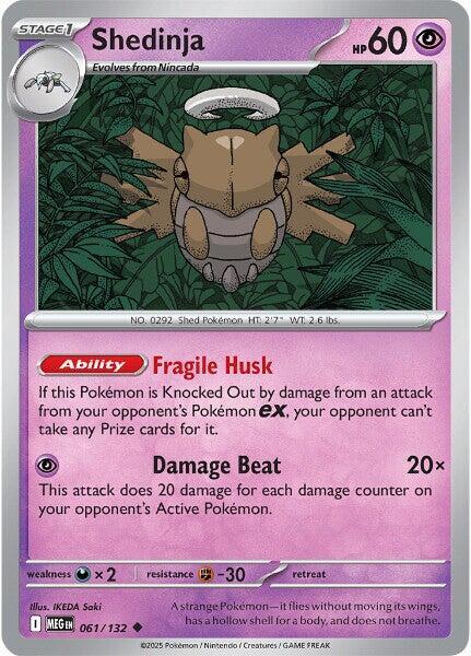 Shedinja 061/132 from ME01: Mega Evolution