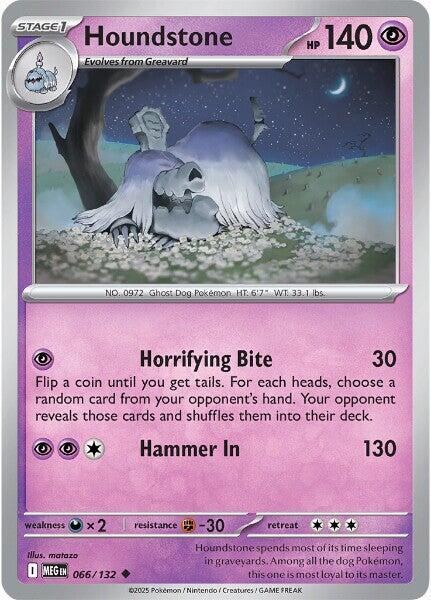 Houndstone 066/132 from ME01: Mega Evolution