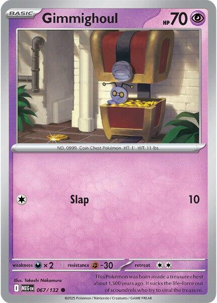 Gimmighoul 067/132 from ME01: Mega Evolution
