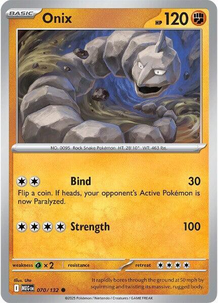 Onix 070/132 from ME01: Mega Evolution