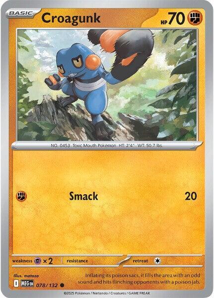 Croagunk 078/132 from ME01: Mega Evolution