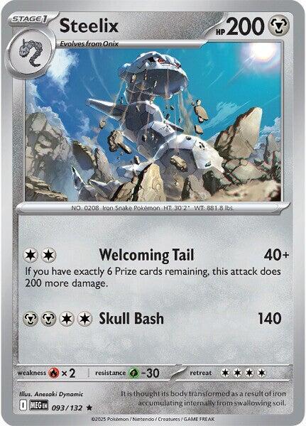 Steelix 093/132 from ME01: Mega Evolution