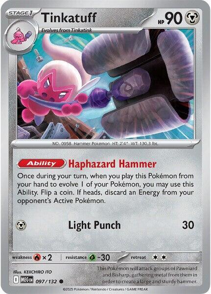 Tinkatuff 097/132 from ME01: Mega Evolution