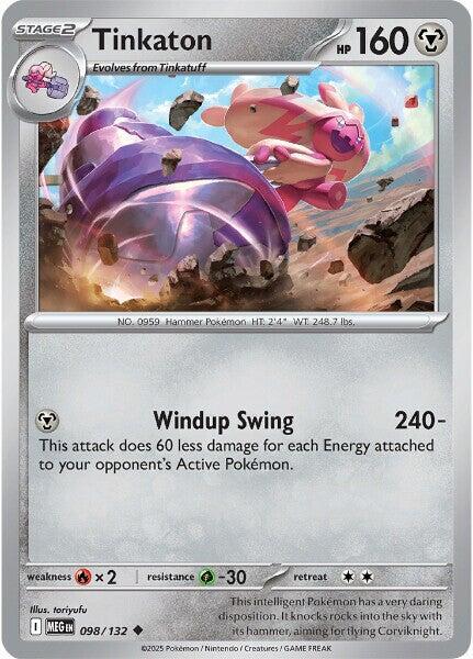 Tinkaton 098/132 from ME01: Mega Evolution