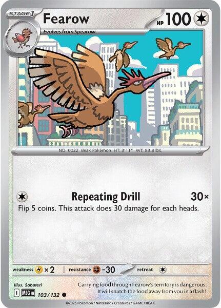Fearow 103/132 from ME01: Mega Evolution