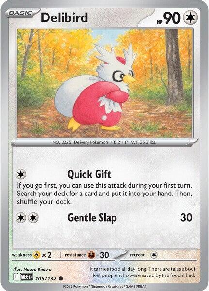 Delibird 105/132 from ME01: Mega Evolution