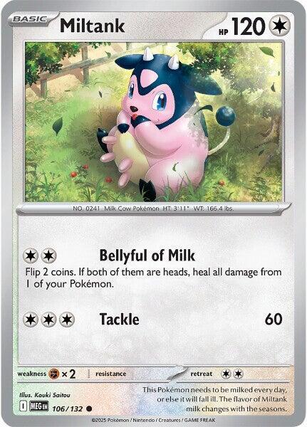 Miltank 106/132 from ME01: Mega Evolution