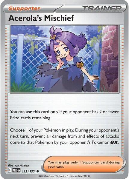 Acerola's Mischief 113/132 from ME01: Mega Evolution