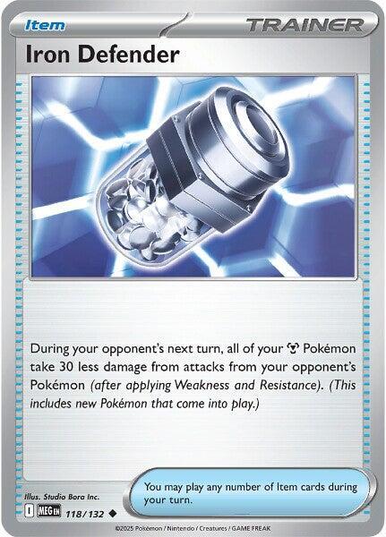 Iron Defender 118/132 from ME01: Mega Evolution