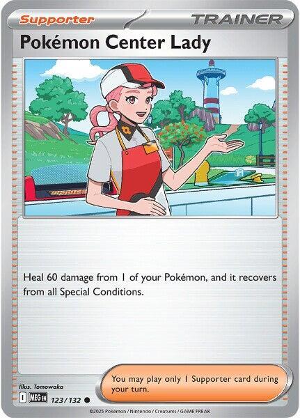 Pokemon Center Lady 123/132 from ME01: Mega Evolution