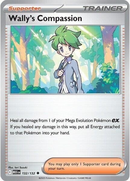 Wally's Compassion 132/132 from ME01: Mega Evolution