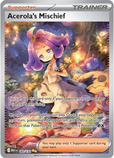 Acerola's Mischief - 183/132 - ME01: Mega Evolution - Pokemon