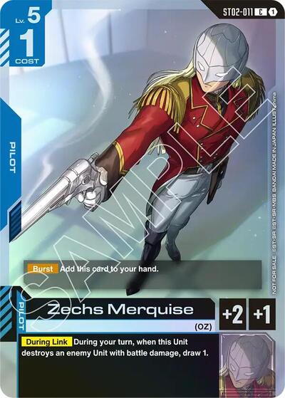 Zechs Merquise (Championship Participation Pack 01) card