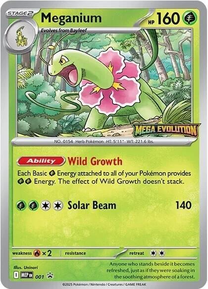 Meganium - 001 001 from ME: Mega Evolution Promo