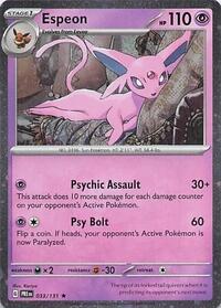 Espeon - 033/131 (Cosmos Holo) #033/131 from Miscellaneous Cards & Products Pokemon card image