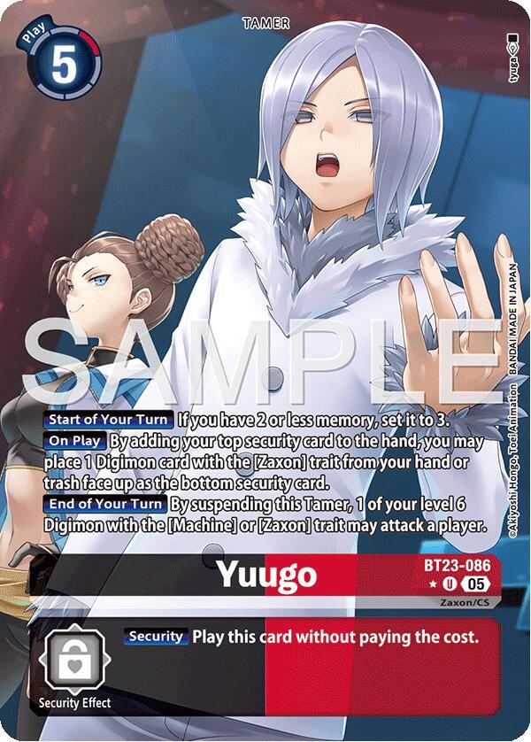 Yuugo (Alternate Art) - Hackers' Slumber - Digimon Card Game