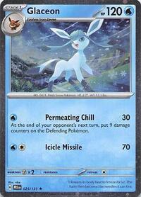 Glaceon - 025/131 (Cosmos Holo) #025/131 from Miscellaneous Cards & Products Pokemon card image