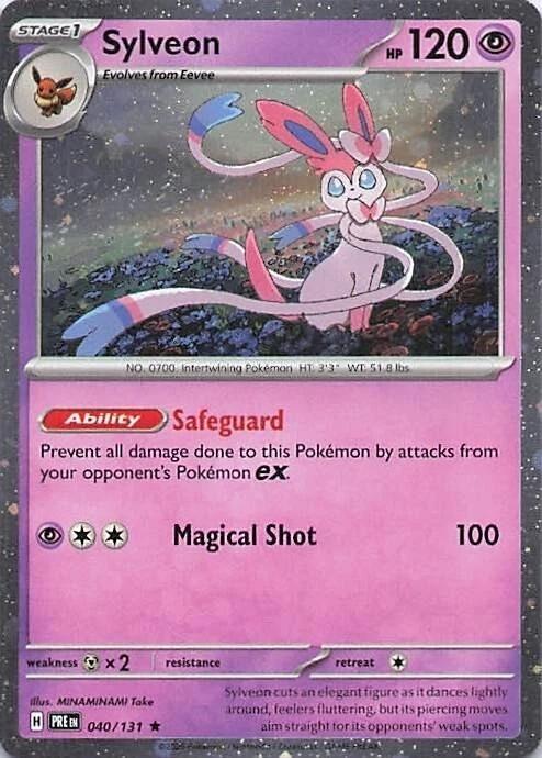 Sylveon - 040/131 (Cosmos Holo) 040/131 from Miscellaneous Cards & Products