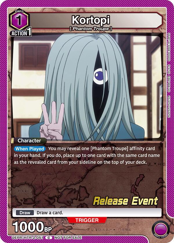 Kortopi - UEX04BT: HUNTER X HUNTER Vol.2 Release Event Cards