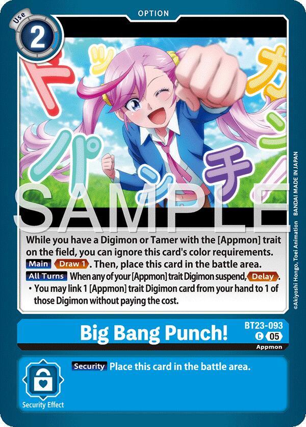 Big Bang Punch! - Hackers' Slumber - Digimon Card Game - TCGplayer.com