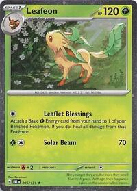 Leafeon - 005/131 (Cosmos Holo) #005/131 from Miscellaneous Cards & Products Pokemon card image