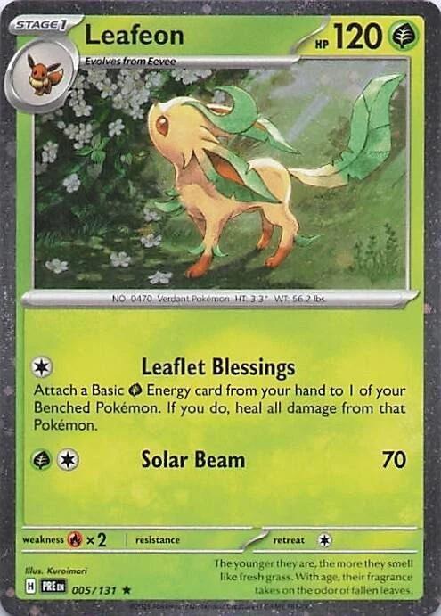 Leafeon - 005/131 (Cosmos Holo) 005/131 from Miscellaneous Cards & Products