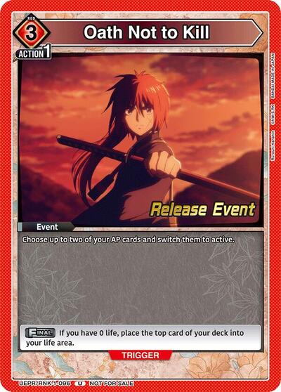 Oath Not to Kill card