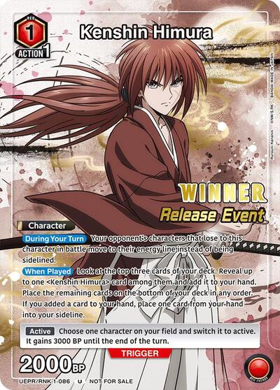 Kenshin Himura (Release Event Winner) card