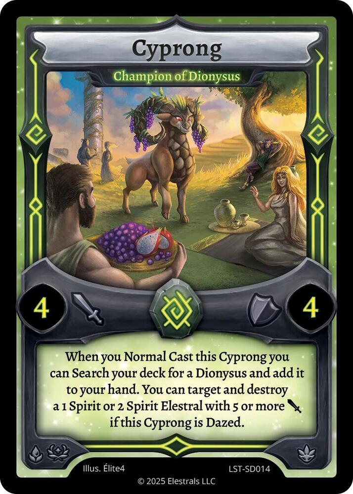 Cyprong - Champion of Dionysus