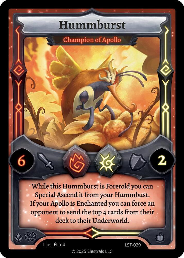 Hummburst - Champion of Apollo