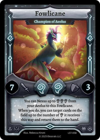 Fowlicane - Champion of Aeolus