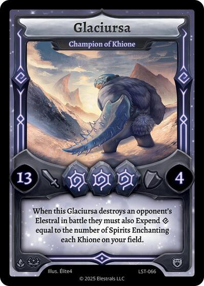 Glaciursa - Champion of Khione