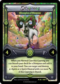 Cyprong - Champion of Dionysus (Serialized)