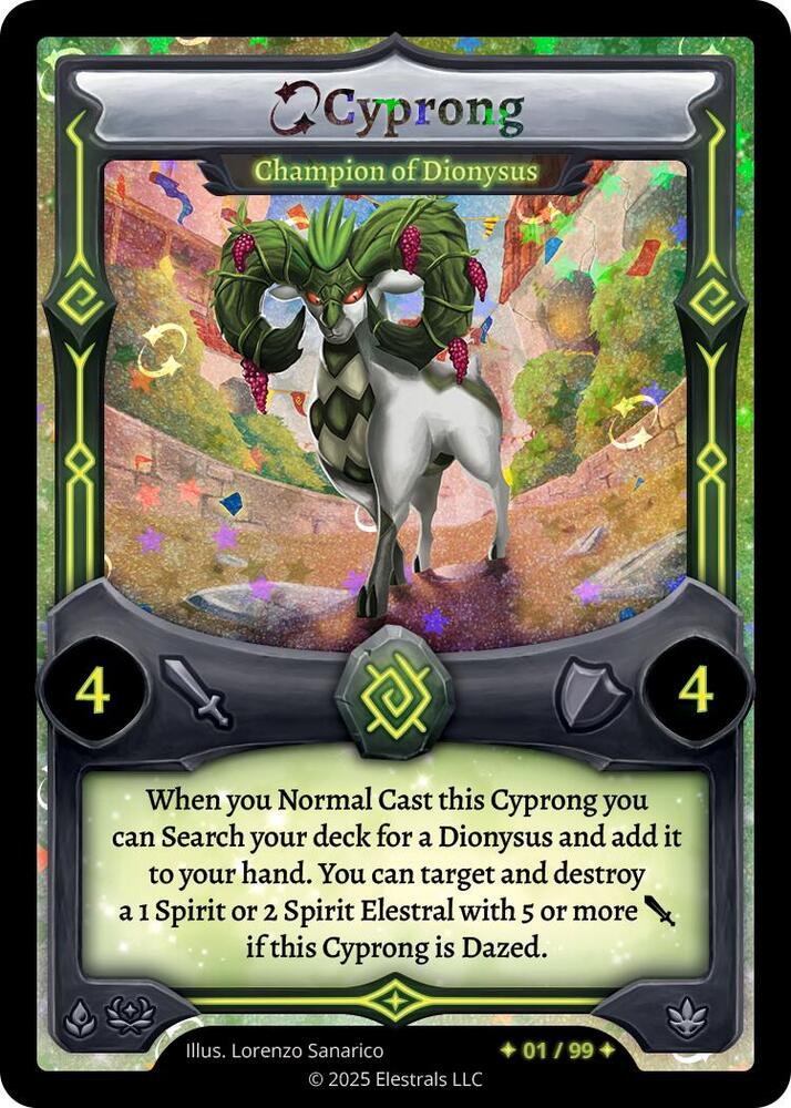 Cyprong - Champion of Dionysus (Serialized)