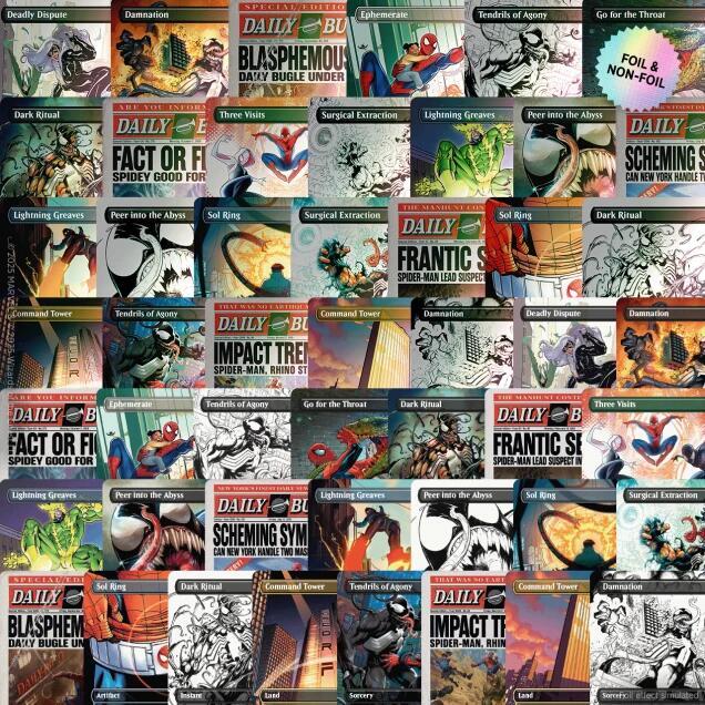 Secret Lair x Marvel's Spider-Man 5種セット Secret Lair Drop: Secret Lair x Marvel's Spider-Man: The Amazing