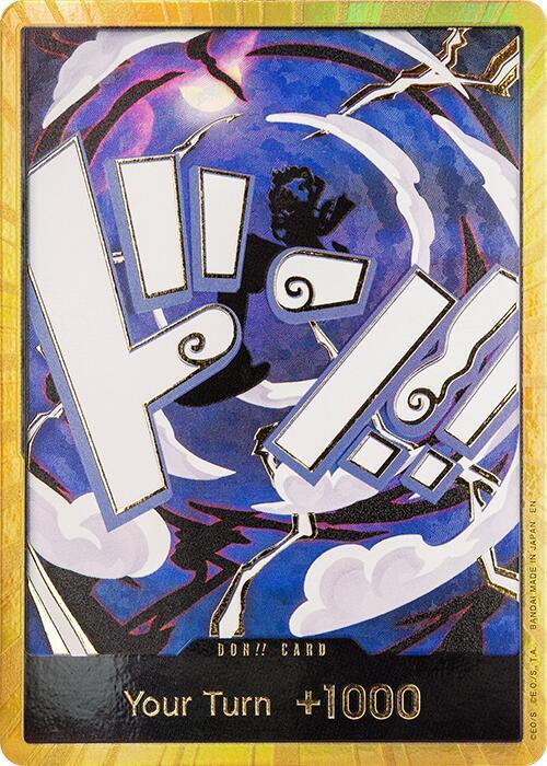 DON Card GEAR5 Luffy Gold onepiece card