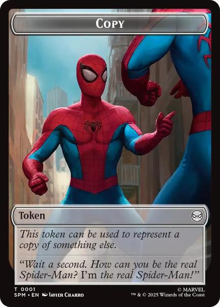 Copy // Human Citizen Double-Sided Token - Marvel's Spider-Man