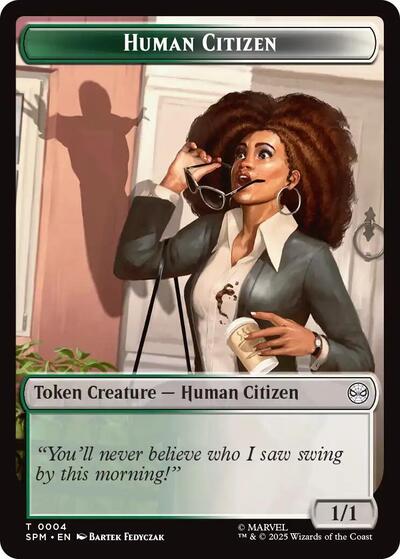 Human Citizen Treasure Double Sided Token