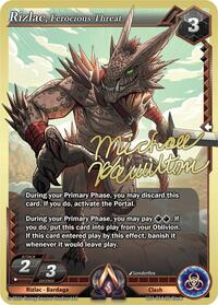Rizlac, Ferocious Threat