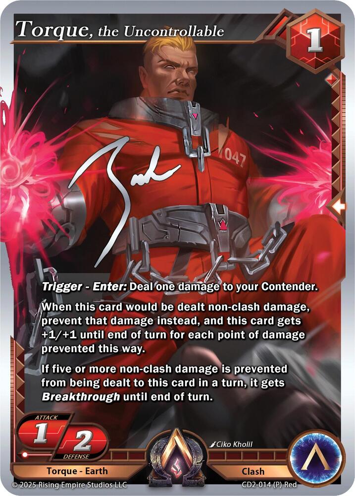 Torque, the Uncontrollable