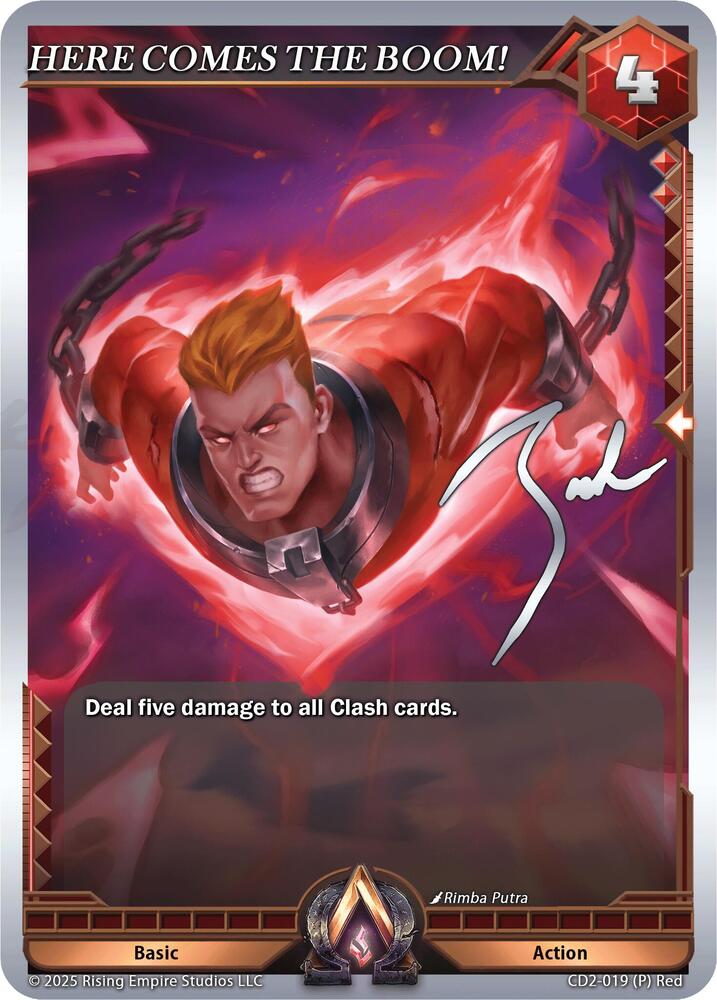 HERE COMES THE BOOM!