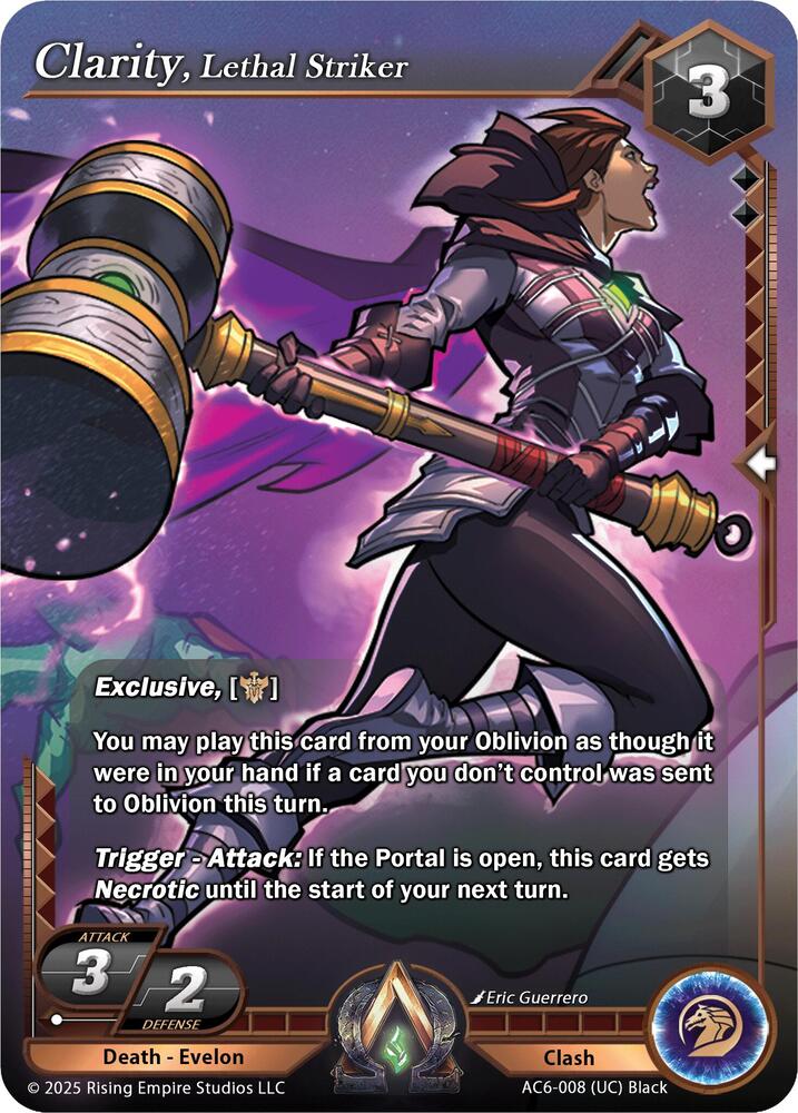 Clarity, Lethal Striker