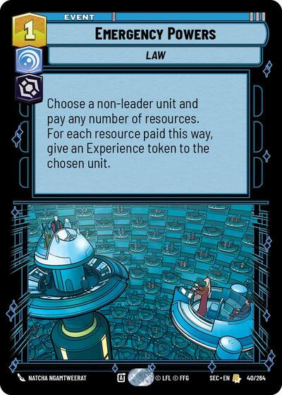 Emergency Powers card