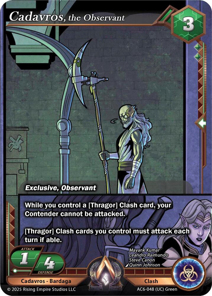 Cadavros, the Observant
